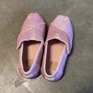 Pink Sparkle Toms